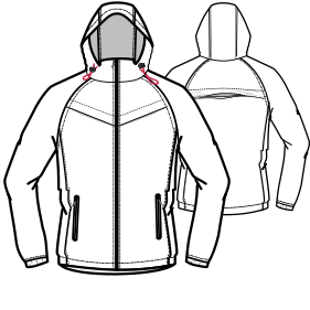 Patron ropa, Fashion sewing pattern, molde confeccion, patronesymoldes.com Windbreaker 9081 BOYS Jackets
